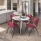 Regency Kahlo Round Table & Chair Sets, 36 W, 36 L, 29 H, Wood, Metal, Plastic Top, Maple TPL36RNDPLCM47BY - alternate 5